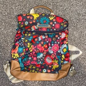 Lily Bloom Colorful Floral Backpack